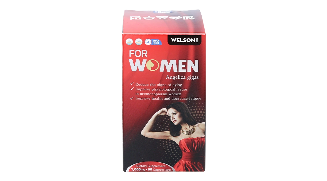 Combo 2 hộp Welson For Women hỗ trợ cải thiện sinh lý nữ hộp 60 viên - 1